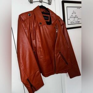 Faux Leather Jacket